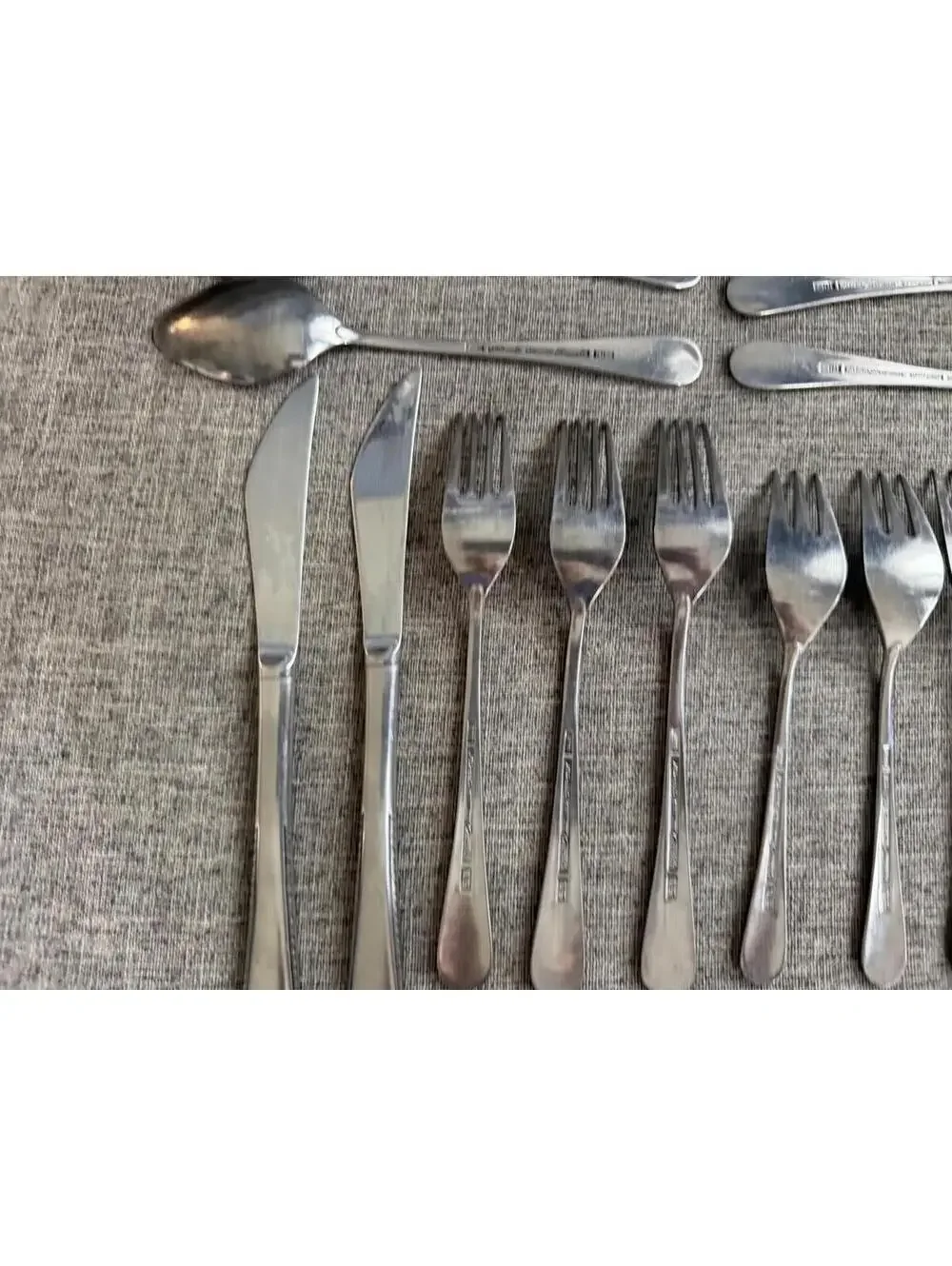 National Stainless Concerto Japan Mid Century Modern Lot 27 Forks Spoons Knives